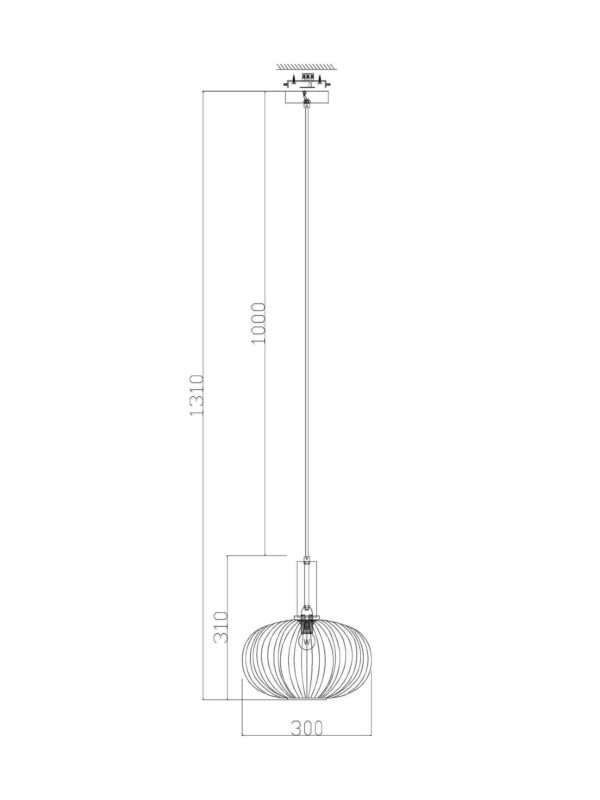 Подвесной светильник Freya Zelma FR8012PL-01GN 4