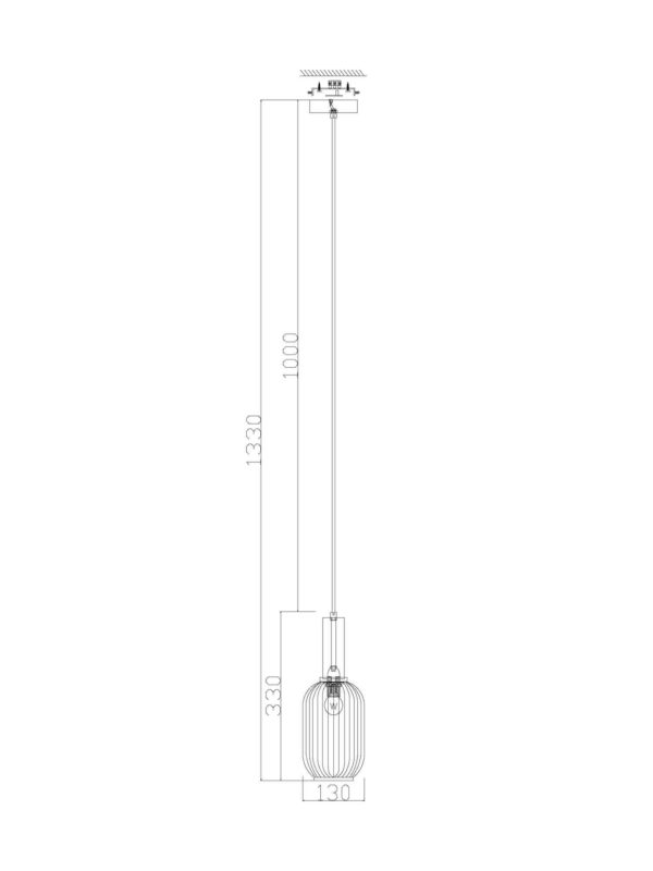Подвесной светильник Freya Zelma FR8013PL-01AM 3