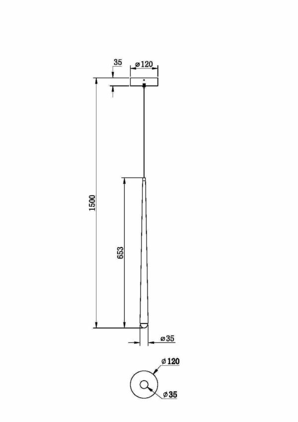 Подвесной светильник Maytoni Cascade MOD132PL-L28BK 5