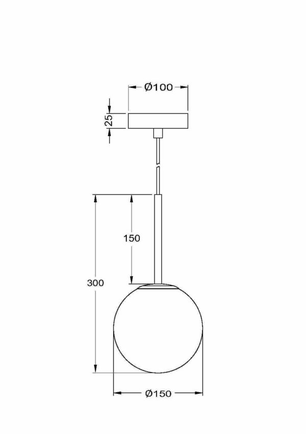 Подвесной светильник Maytoni Basic form MOD321PL-01W 5