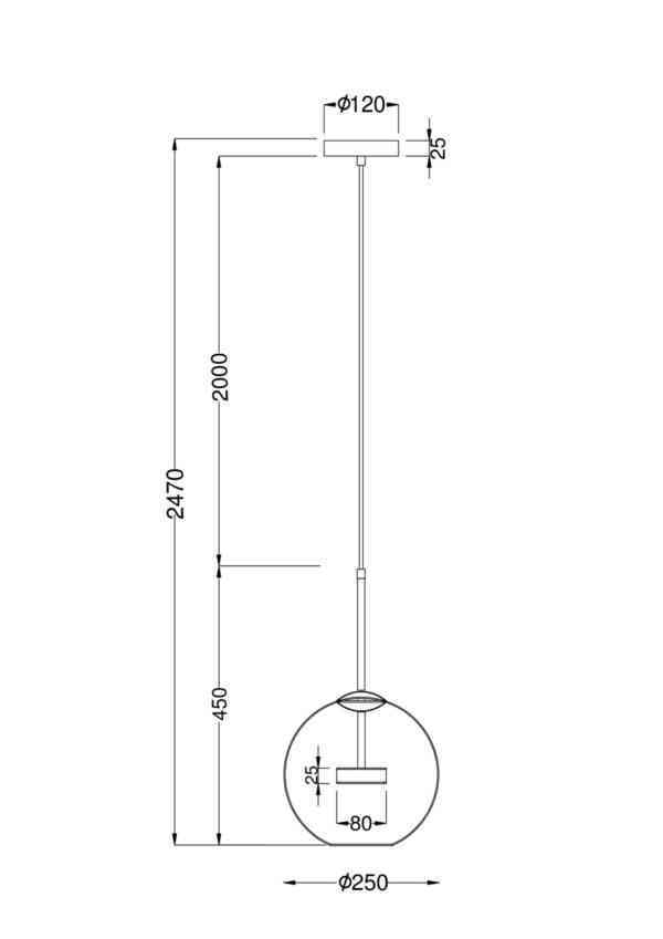 Подвесной светильник - VAMVIDNEE VV98590 8