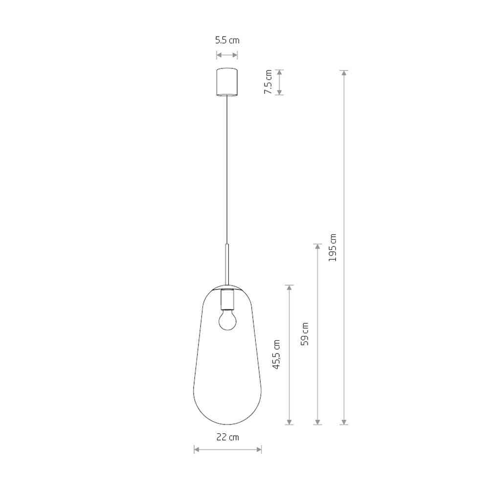 Подвесной светильник Nowodvorski Pear L 8671 5