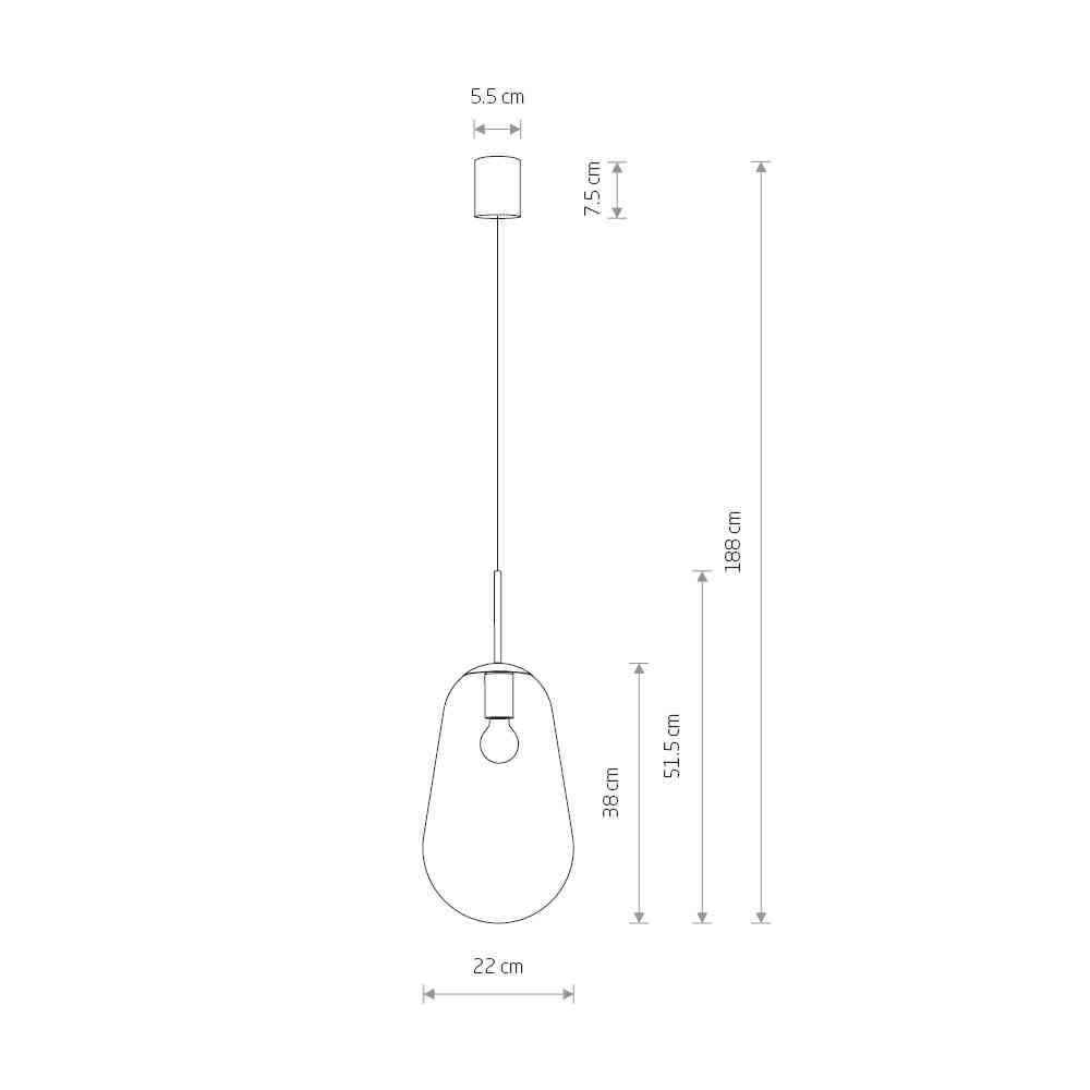 Подвесной светильник Nowodvorski Pear M 8672 5