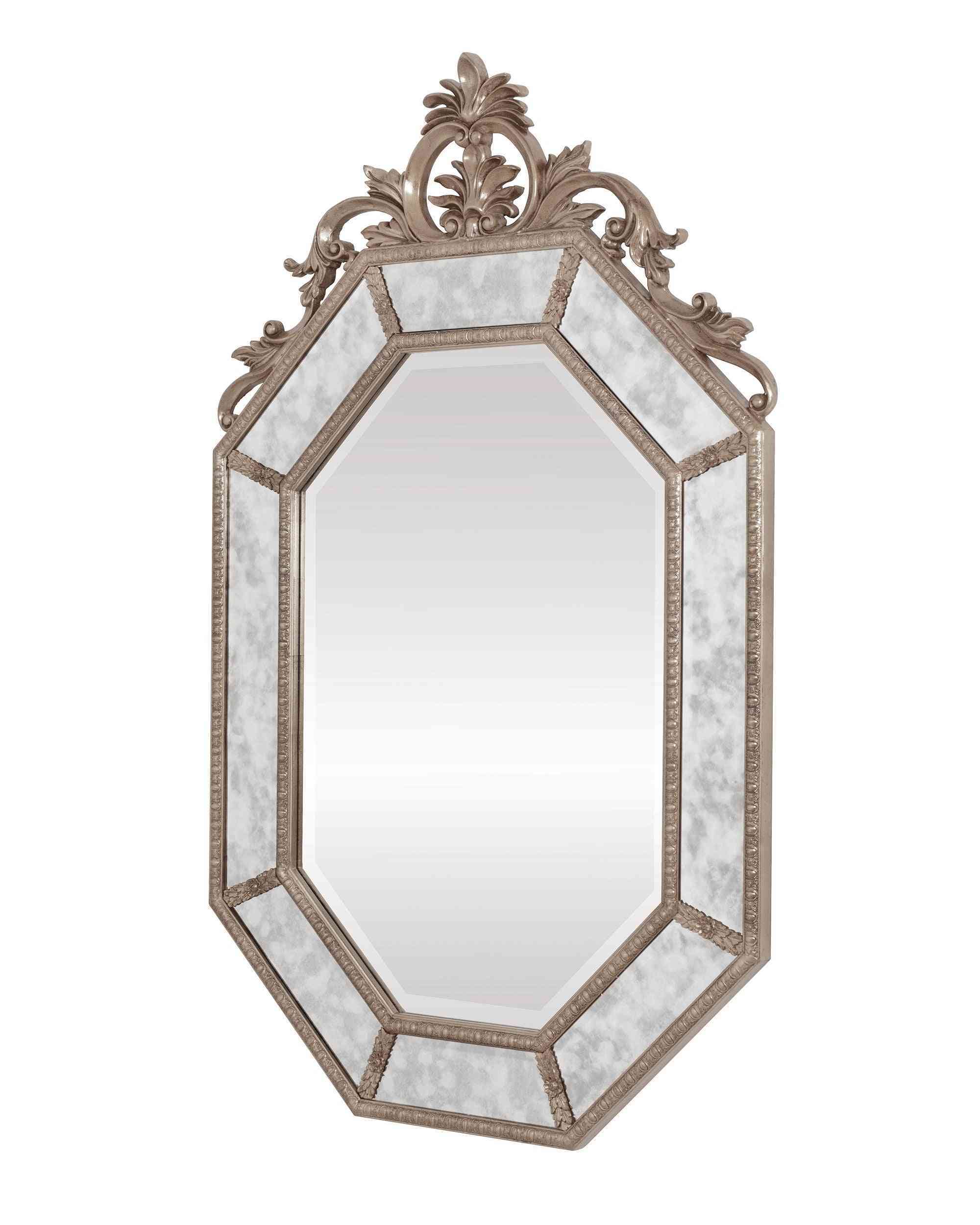 Зеркало в раме "Лидс" Florentine Silver/19 LHDWM126ZYH-AS 3
