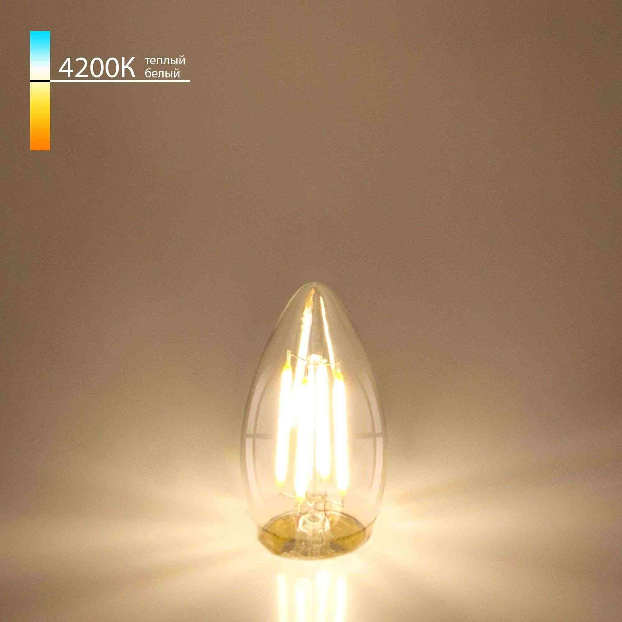 Филаментная светодиодная лампа Свеча VAMVIDNEE VV416180 1