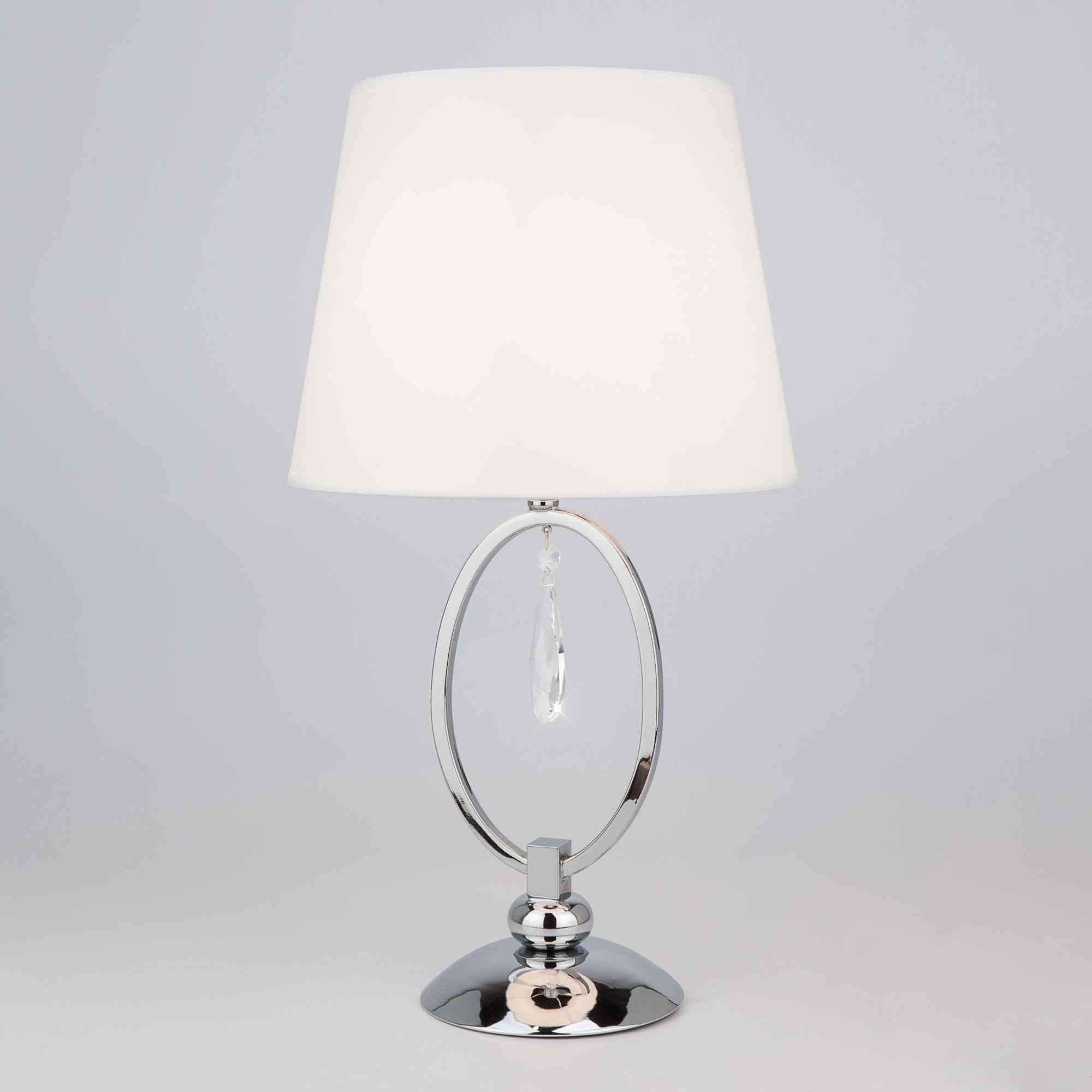 Настольная лампа с белым абажуром Eurosvet Madera 01055/1