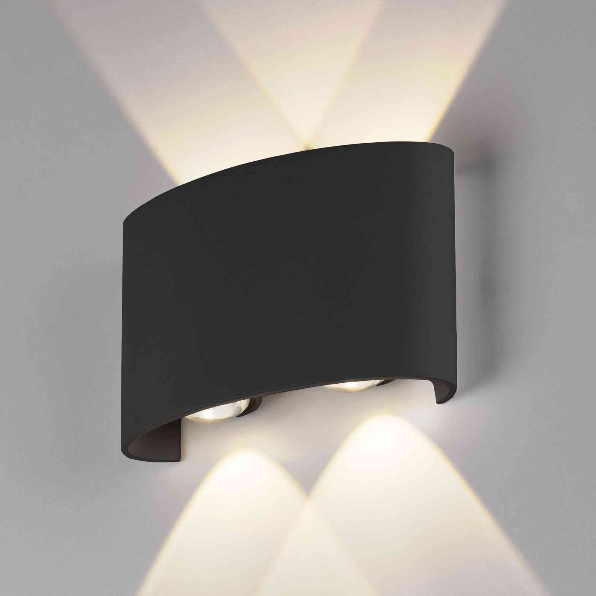 Пылевлагозащищенный светодиодный светильник чёрный VAMVIDNEE VV415974 1