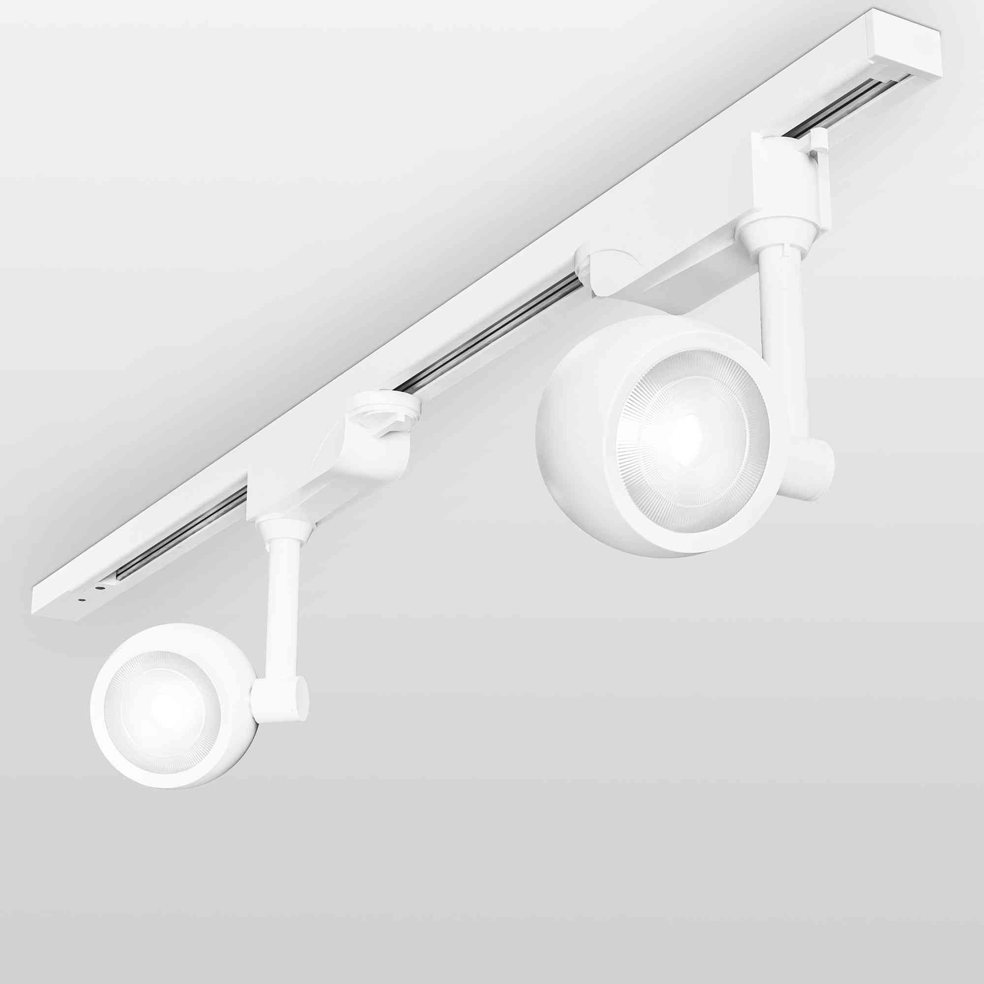 Трековый светодиодный светильник для однофазного шинопровода белый VAMVIDNEE VV416832 2