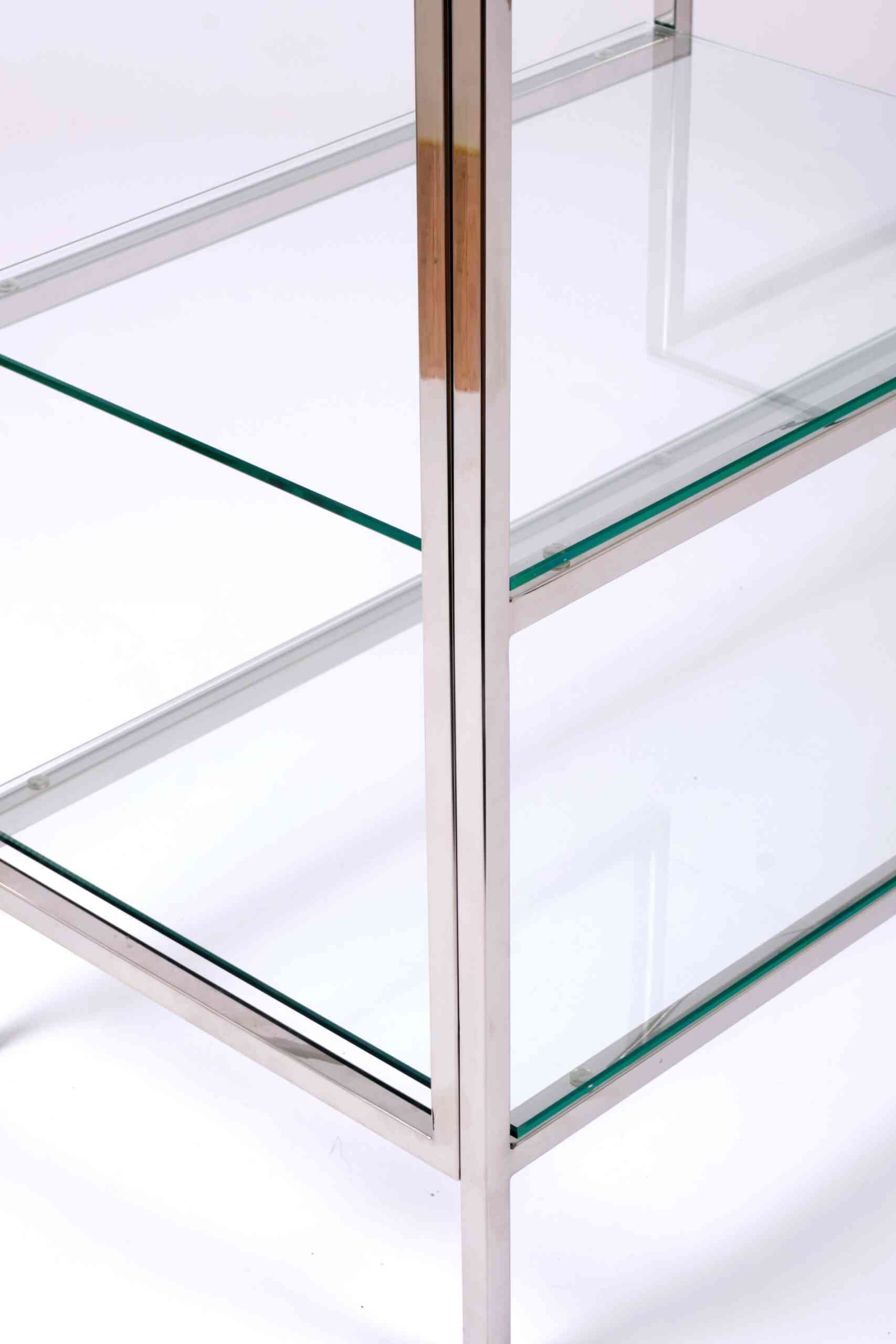Консольный стол 2011-CC clear зеркальный хром AllConsoles 100x35x80 3