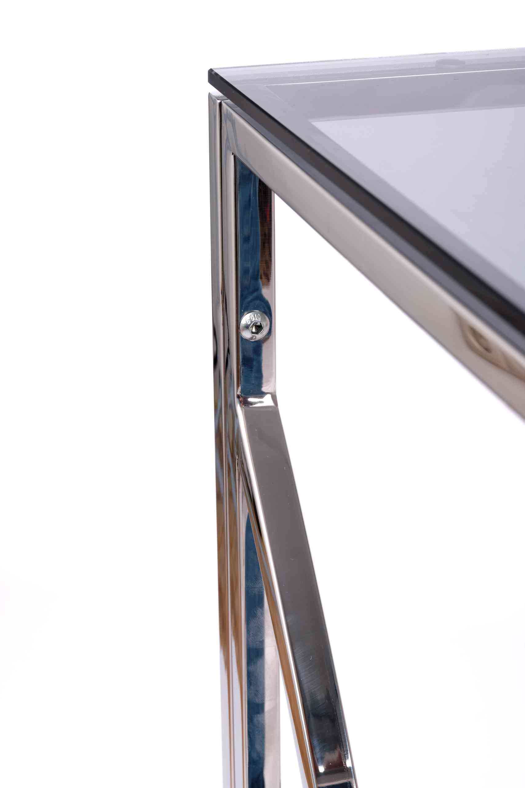 Консольный стол 2021-CC grey зеркальный хром AllConsoles 100x35x80 6