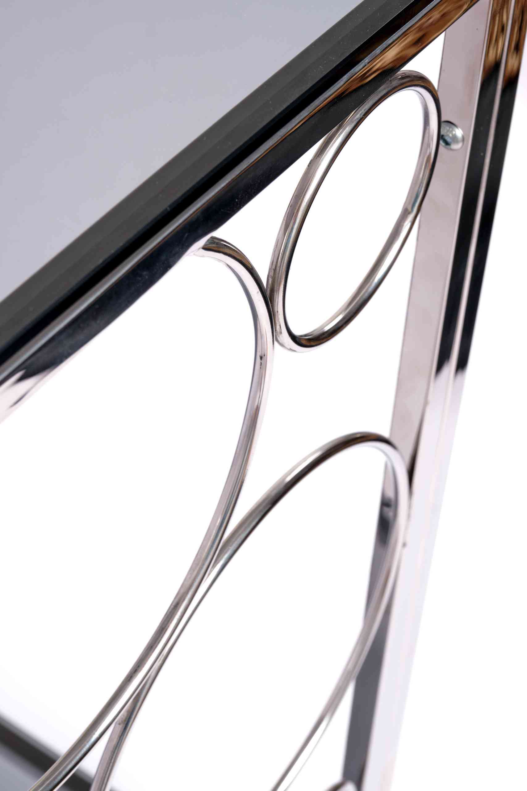 Консольный стол 2031-CC grey зеркальный хром AllConsoles 100x35x80 6