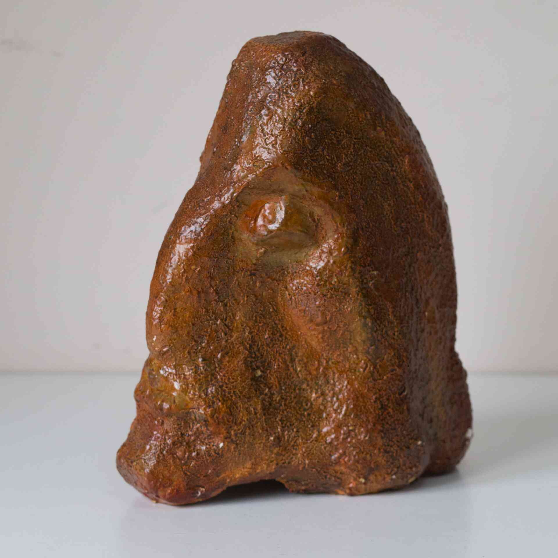 Скульптура 4 сплющенный коричневый