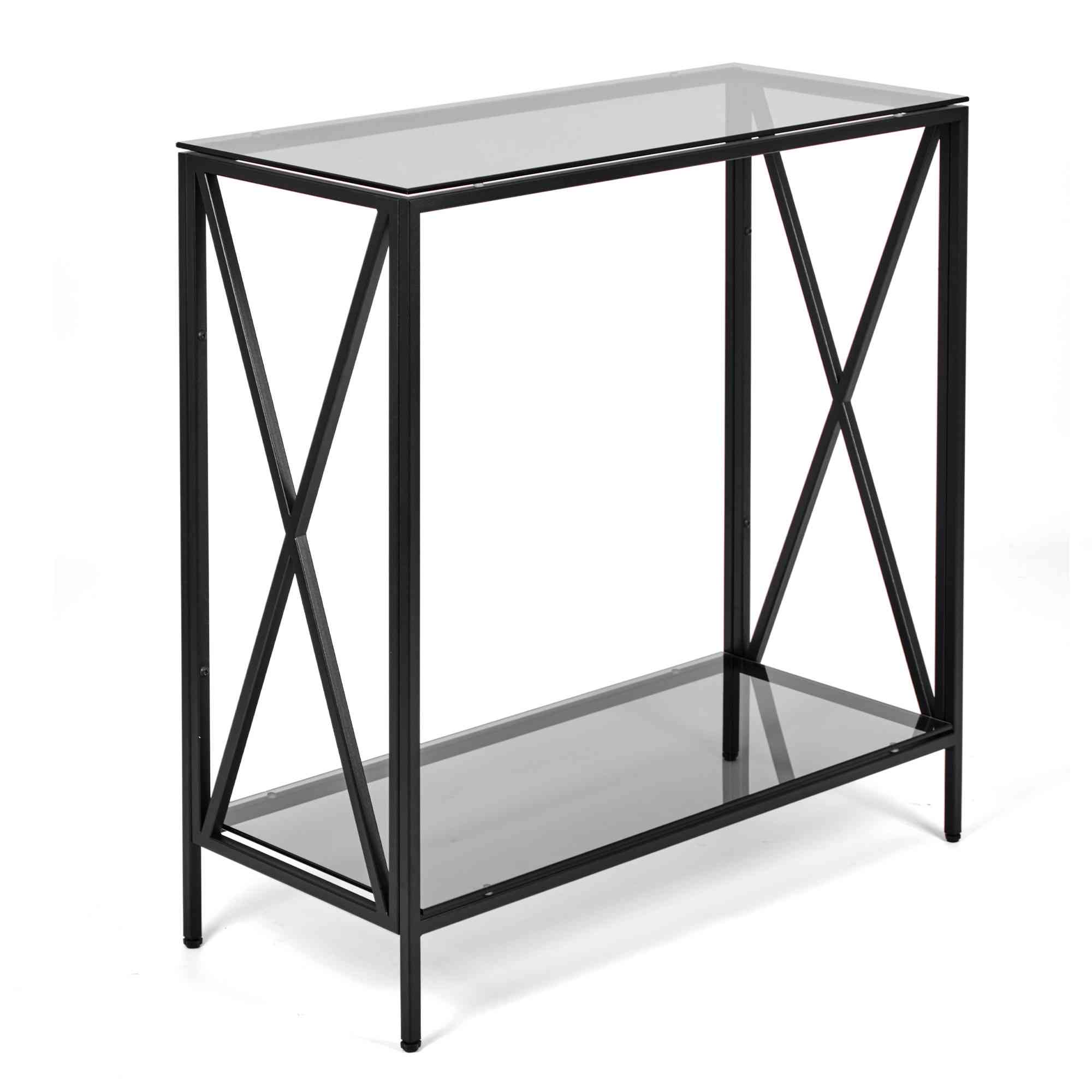 Консольный стол 1033-CB grey черный муар AllConsoles 80x35x80