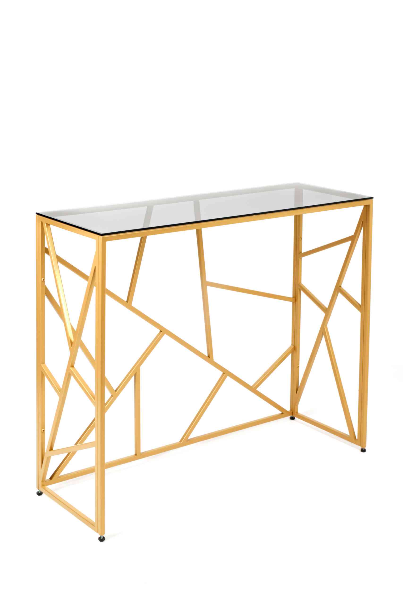 Консольный стол 1051-CG grey золотой AllConsoles 100x35x80