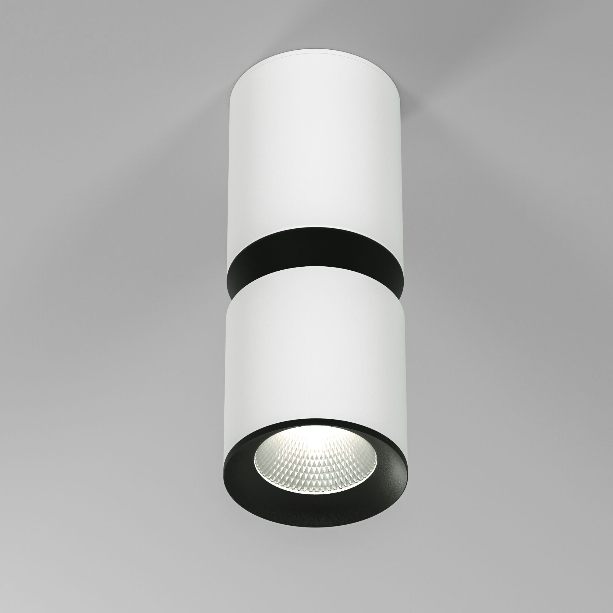 Светильник потолочный светодиодный 12W 4000К белый/чёрный Elektrostandard Kayo 25048/LED