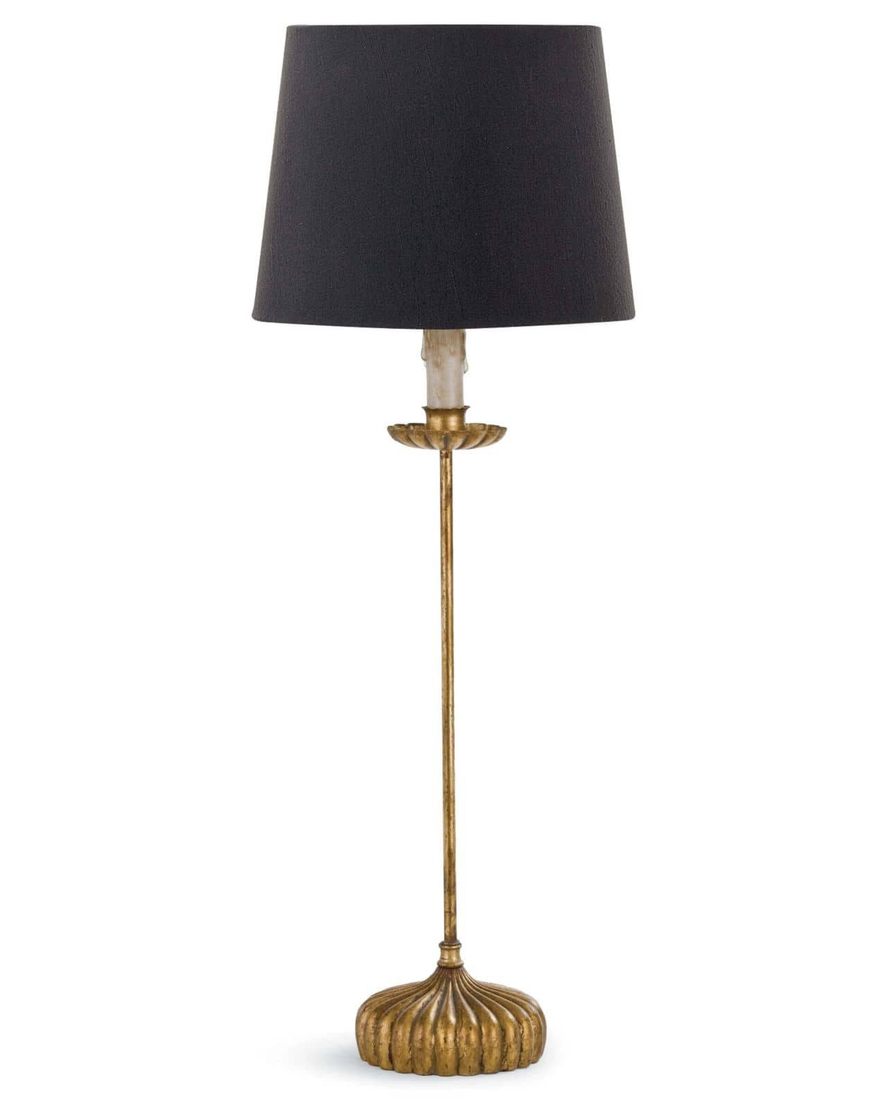 Настольная лампа “Грант” с черным абажуром JJ11071-1TA
