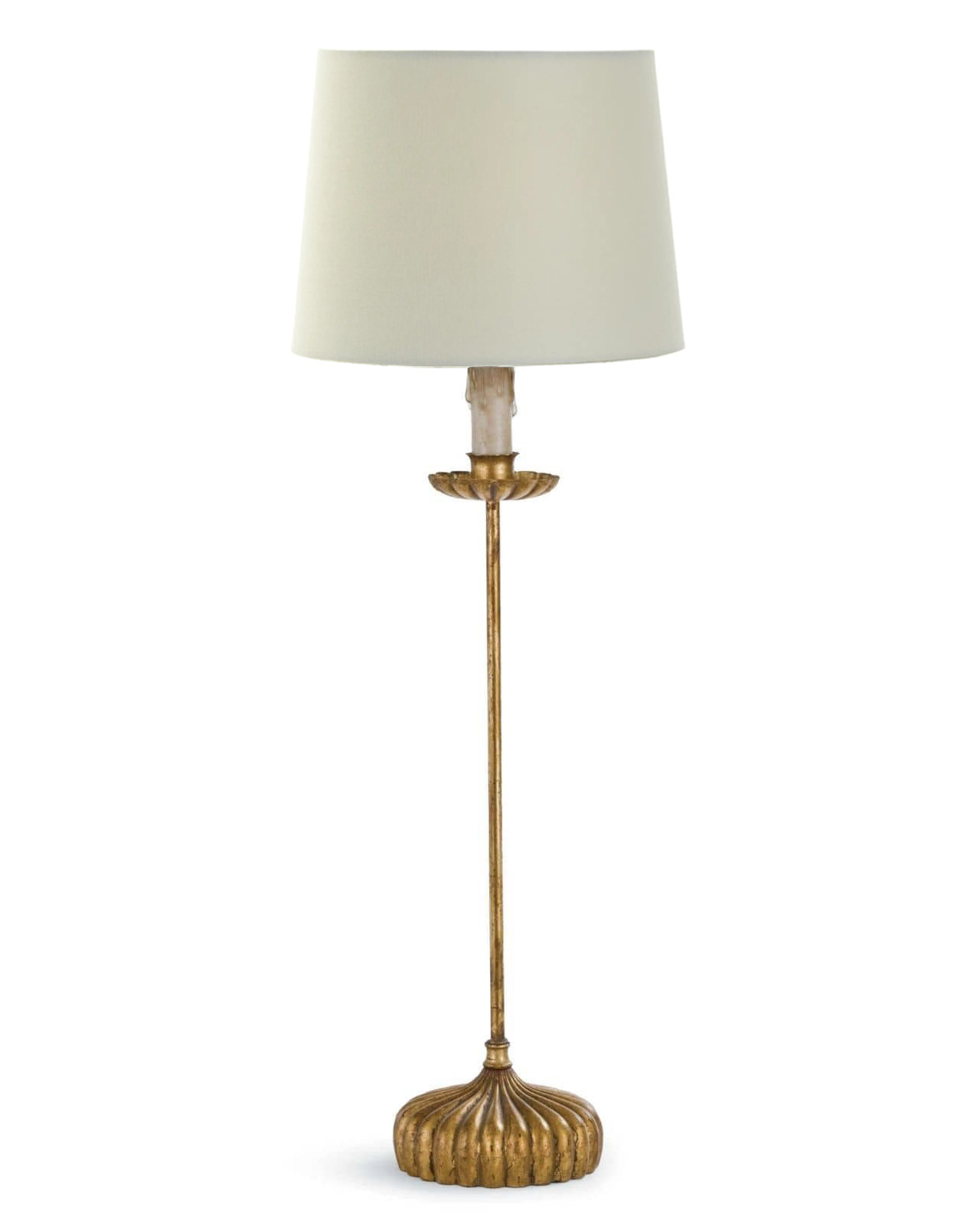 Настольная лампа “Грант” с белым абажуром JJ11071-1TB