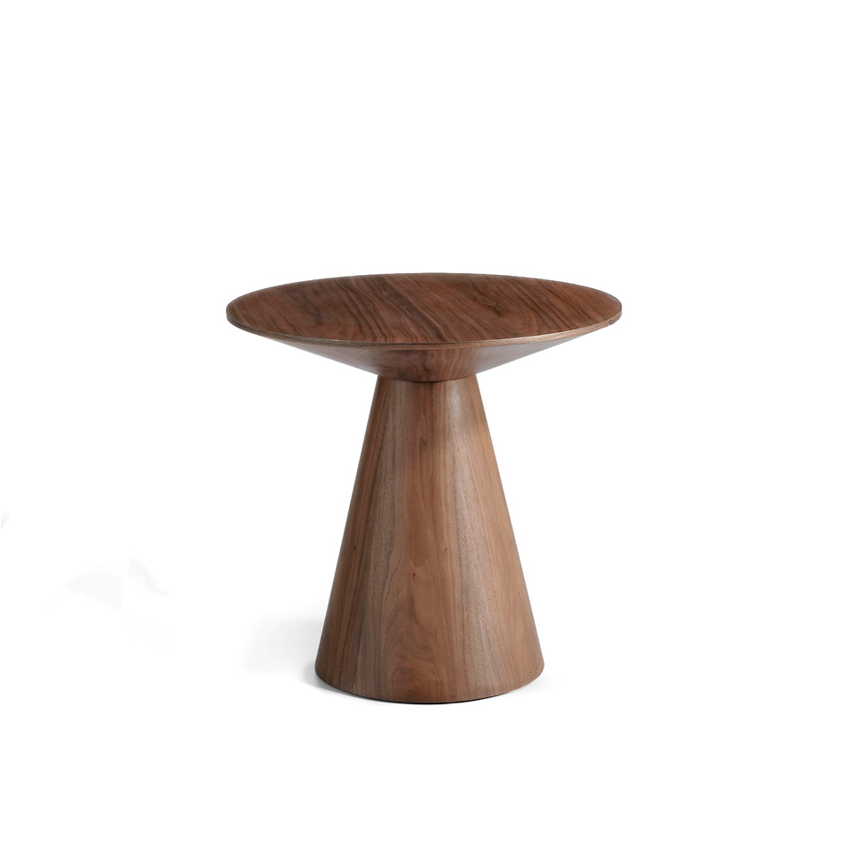 Угловой столик из орехового шпона ET652 /2043 1