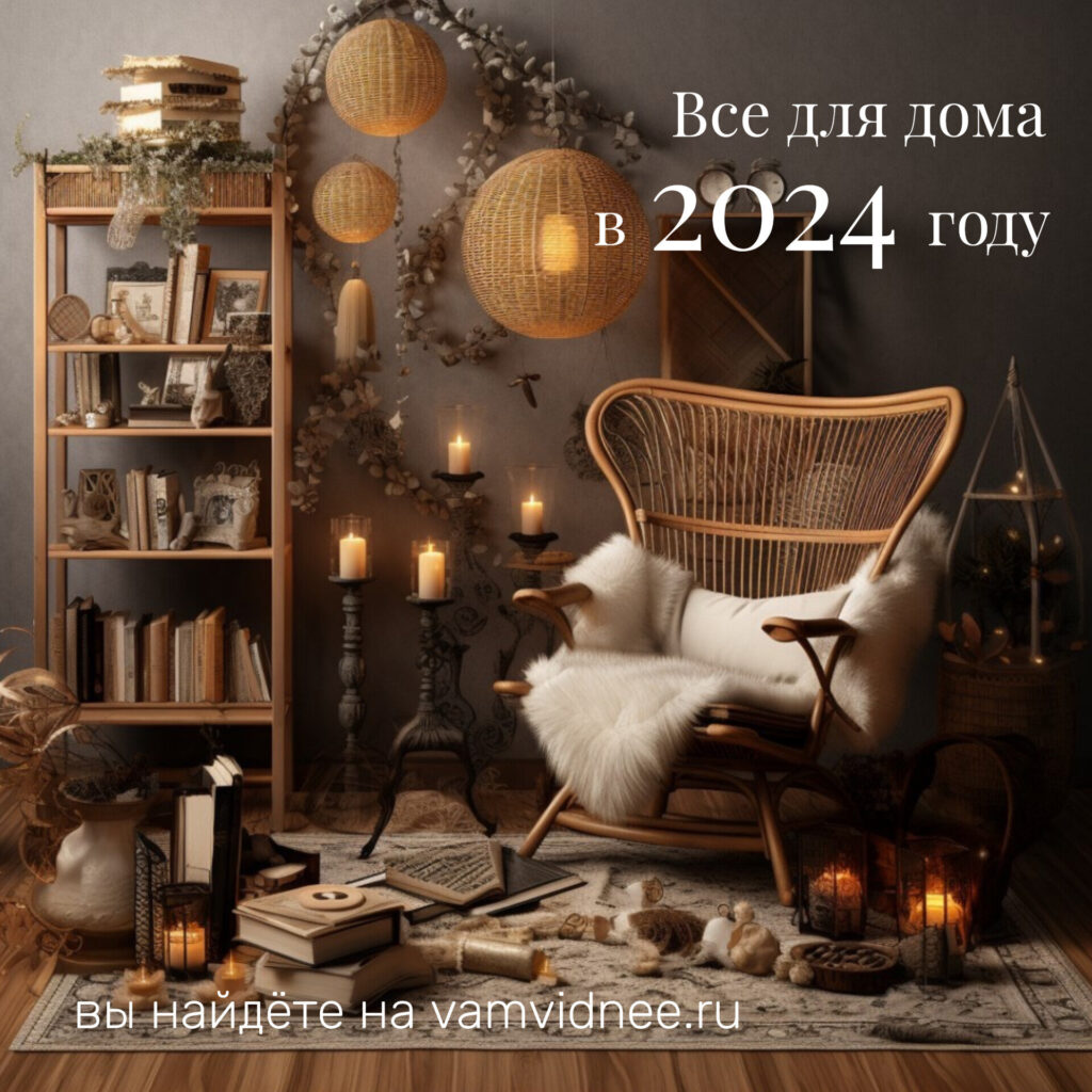С новым годом, бохостиль, интерьер  в стиле бохо, 2024 год, vamvidnee.ru