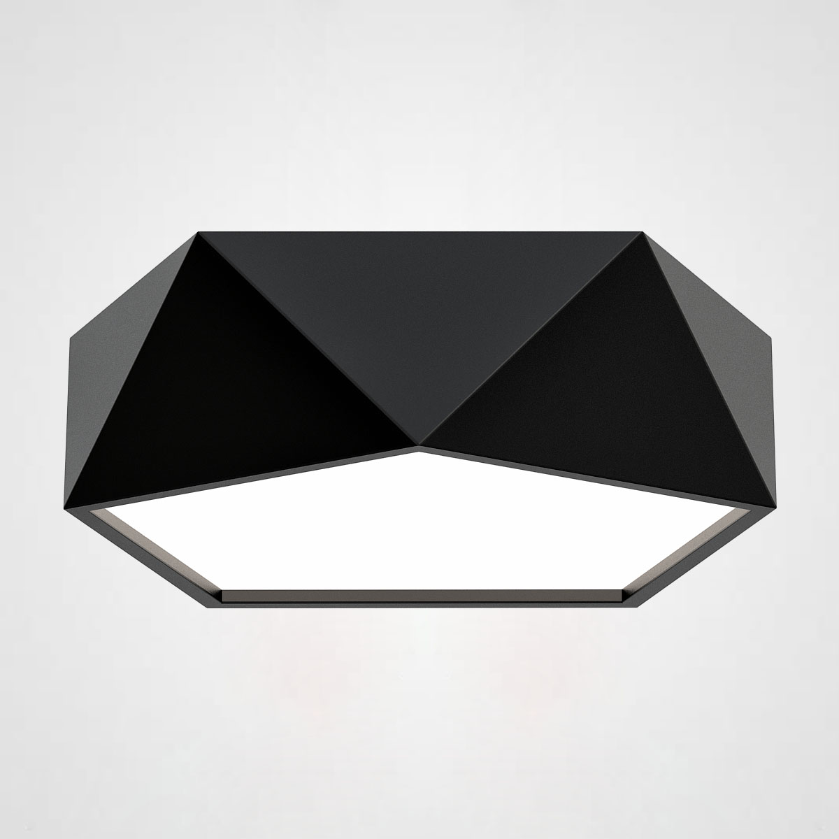 Потолочный Светодиодный Светильник Geometric Black D40 By Imperiumloft