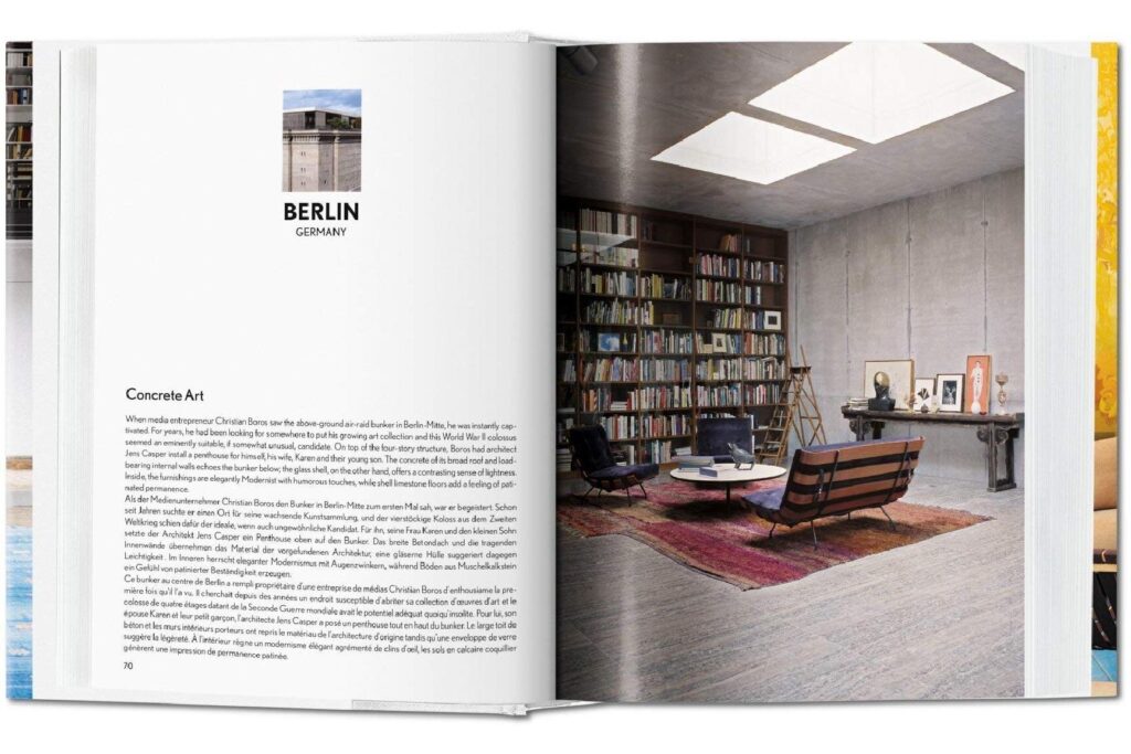BERLIN, дизайн интерьера в Берлине, книга 100 Interiors World (Bibliotheca Universalis)