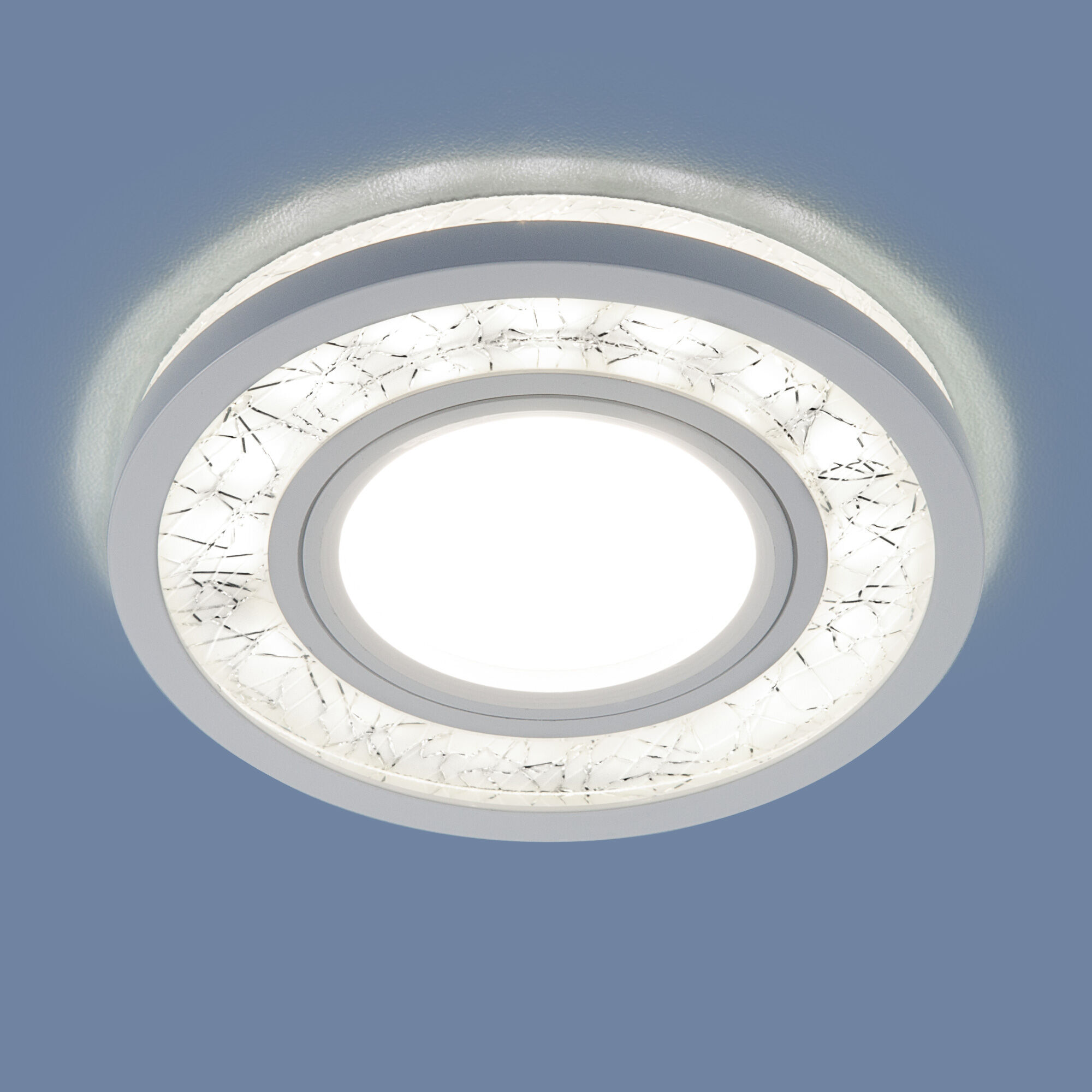 Светильник встраиваемый белый серебро VAMVIDNEE VV554675 1