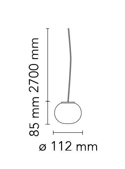 Подвесной светильник Flos Glo-Ball Mini F4195009