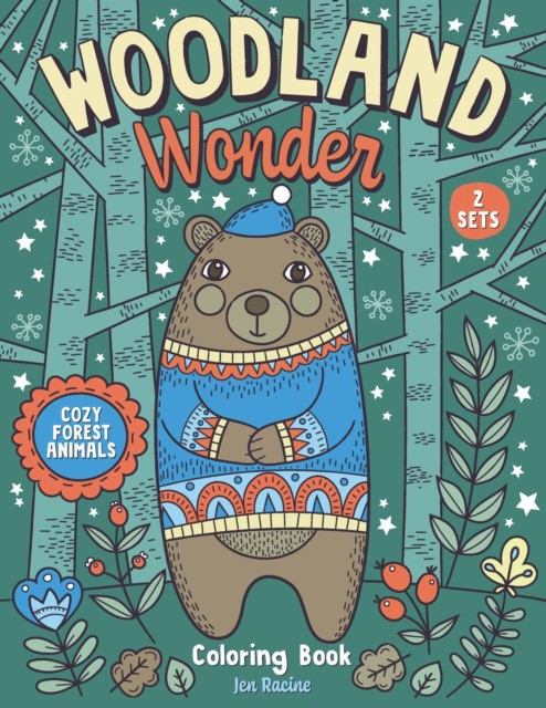 Woodland Wonder: Cozy Forest Animals Coloring Book (Джен Расин: Лесное Чудо. Раскраска с милыми лесными животными) 4 Woodland Wonder: Cozy Forest Animals Coloring Book (Джен Расин: Лесное Чудо. Раскраска с милыми лесными животными) — изображение 4