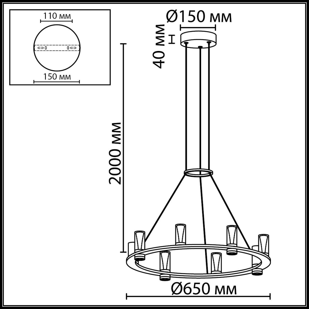 Подвесные светильники VAMVIDNEE VV979622 3 Подвесные светильники VAMVIDNEE VV979622 — изображение 3
