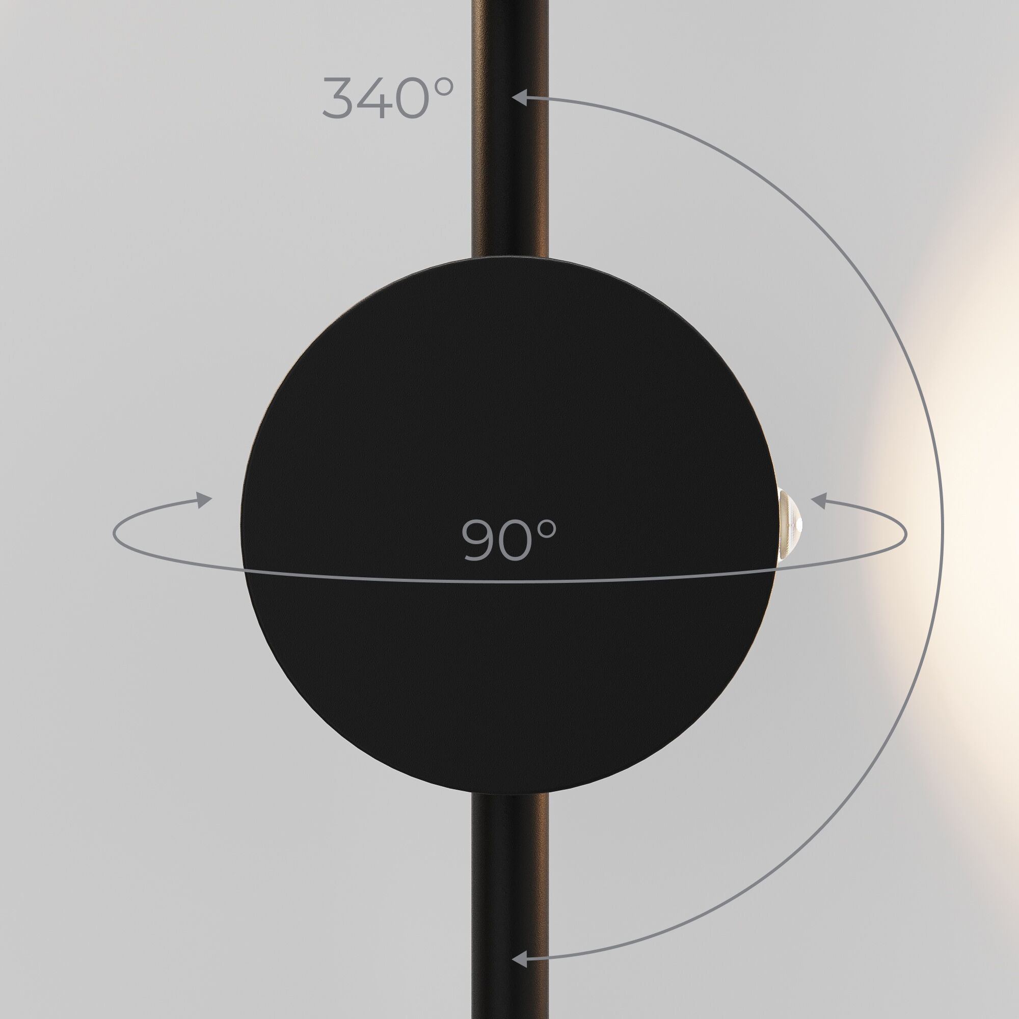 Ветильник настенный светодиодный черный VAMVIDNEE VV981518 4 Ветильник настенный светодиодный черный VAMVIDNEE VV981518 — изображение 4