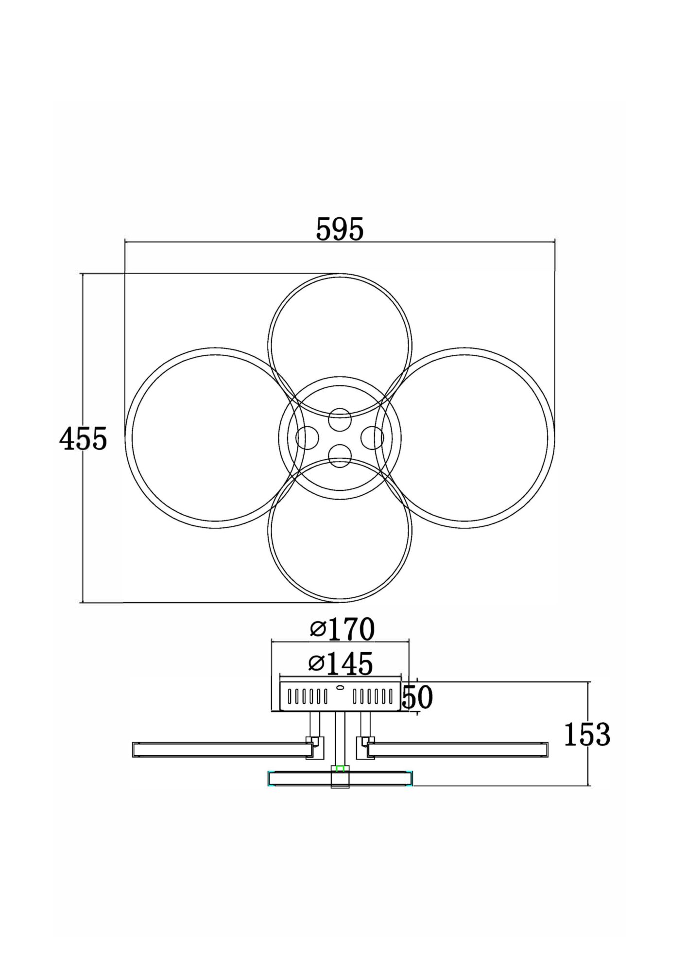 Потолочный светильник VAMVIDNEE VV987302 4 Потолочный светильник VAMVIDNEE VV987302 — изображение 4