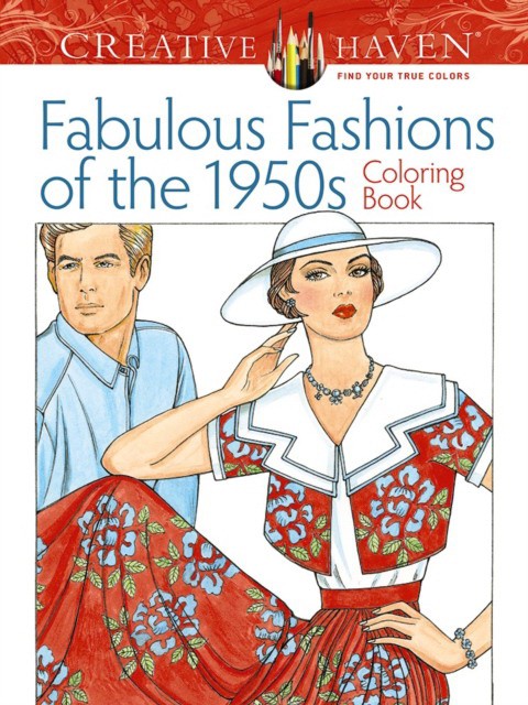Creative Haven Fabulous Fashions of the 1950s Coloring Book (Сун Минг-Ю: Высшая мода 1950-х. Раскраска) 85 Creative Haven Fabulous Fashions of the 1950s Coloring Book (Сун Минг-Ю: Высшая мода 1950-х. Раскраска) — изображение 85