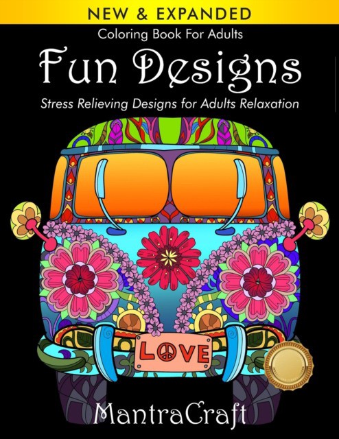 Coloring Book For Adults: Fun Designs: Stress Relieving Designs for Adults Relaxation: (MantraCraft Coloring Books Series) (Забавные рисунки. Раскраска) 84 Coloring Book For Adults: Fun Designs: Stress Relieving Designs for Adults Relaxation: (MantraCraft Coloring Books Series) (Забавные рисунки. Раскраска) — изображение 84