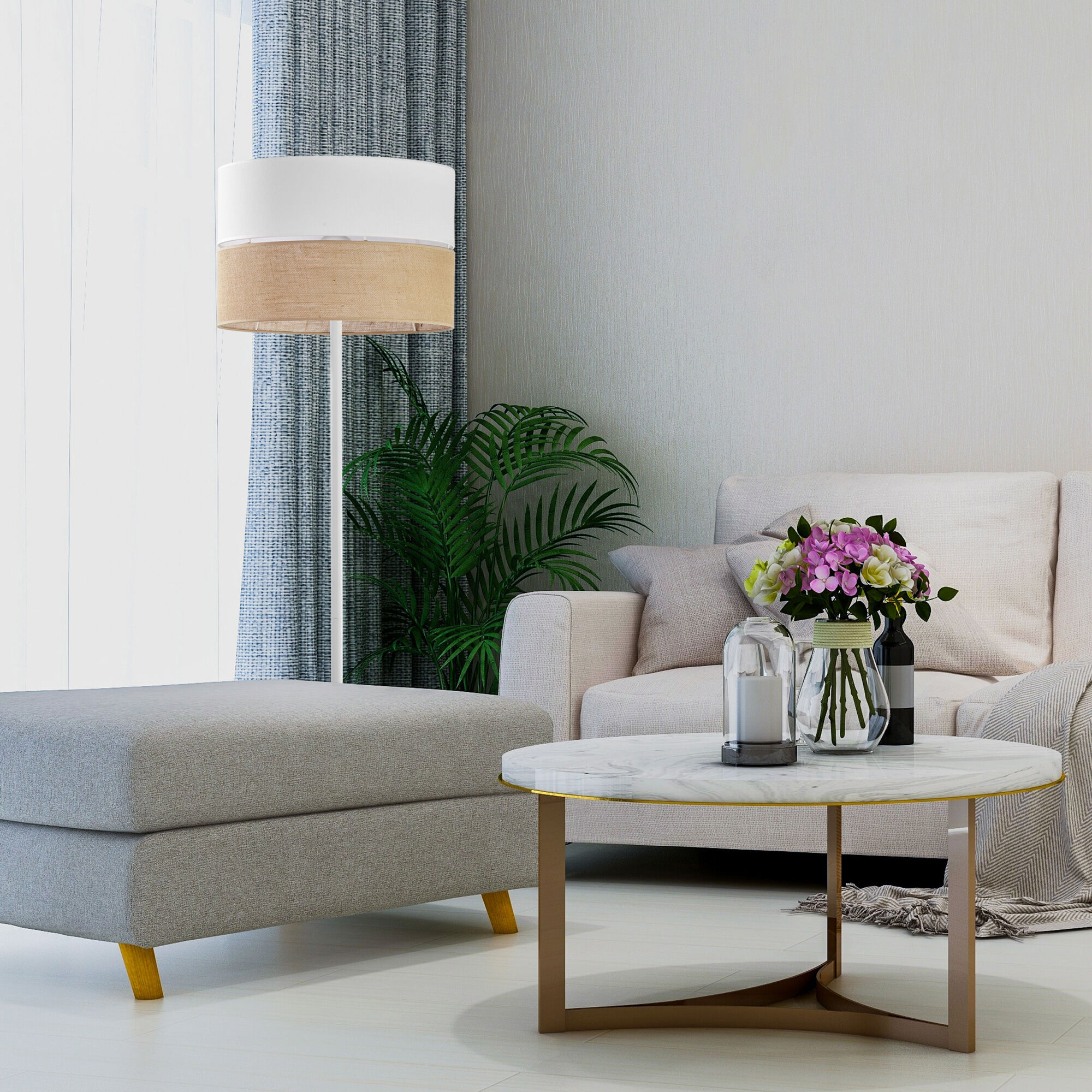 Напольный светильник с тканевым абажуром VAMVIDNEE VV1001244 4 Напольный светильник с тканевым абажуром VAMVIDNEE VV1001244 — изображение 4