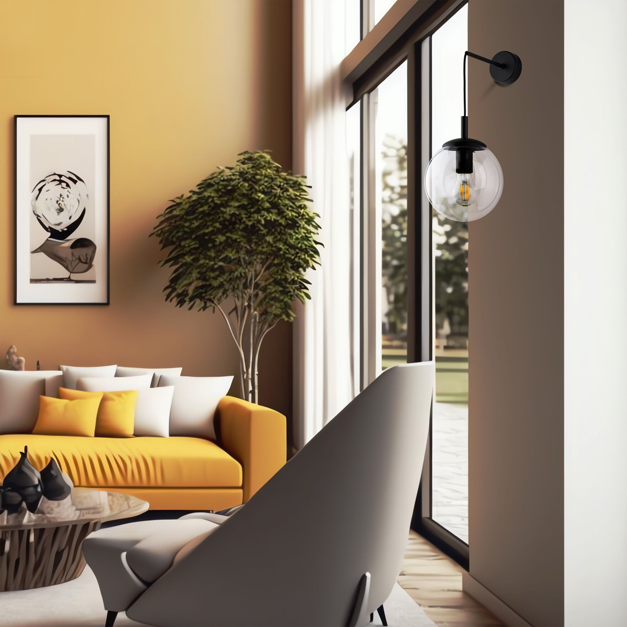 Настенный светильник со стеклянным плафоном VAMVIDNEE VV1000430 3 Настенный светильник со стеклянным плафоном VAMVIDNEE VV1000430 — изображение 3