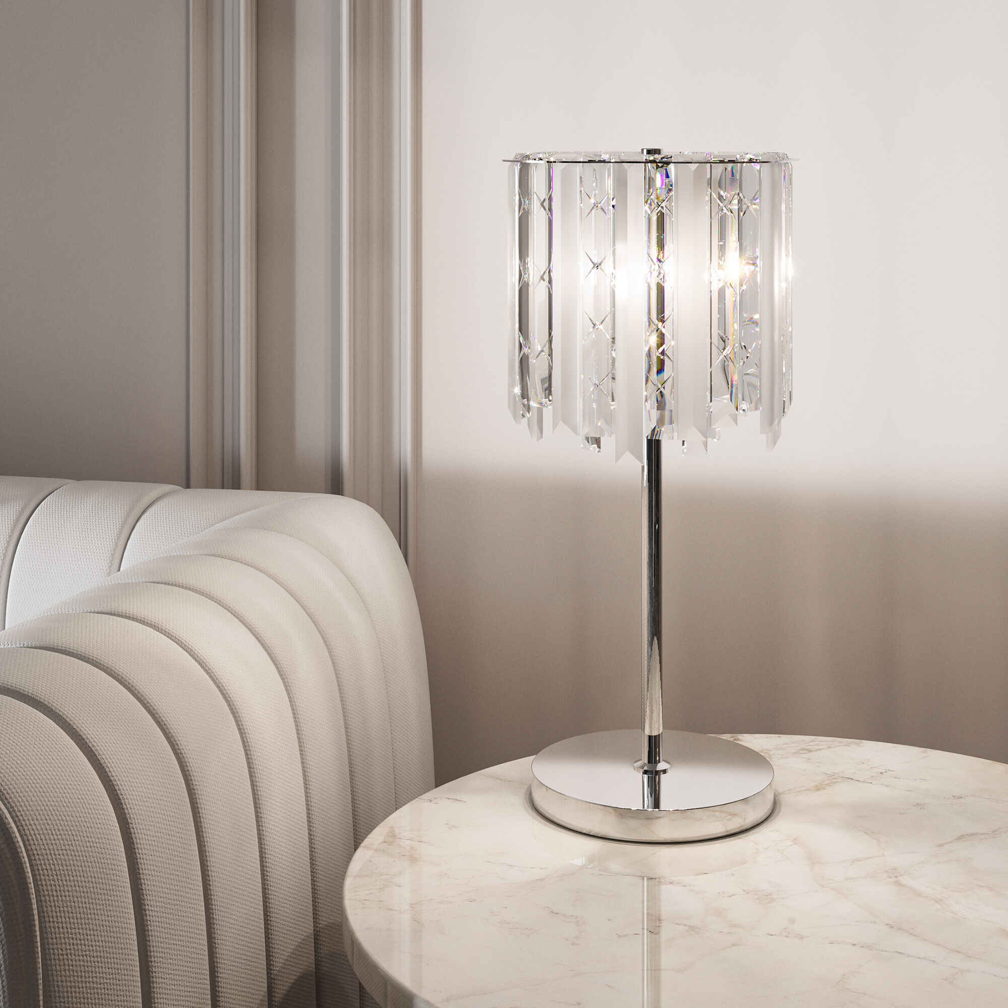 Настольный светильник с хрусталем VAMVIDNEE VV981144 3 Настольный светильник с хрусталем VAMVIDNEE VV981144 — изображение 3