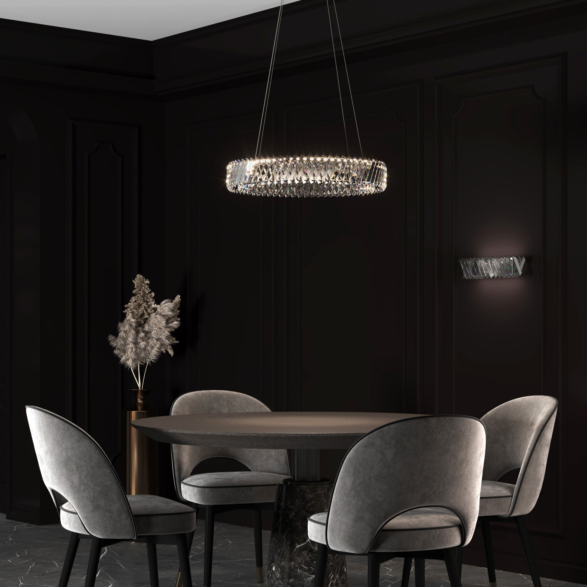 Подвесной светильник с хрусталем VAMVIDNEE VV981114 4 Подвесной светильник с хрусталем VAMVIDNEE VV981114 — изображение 4