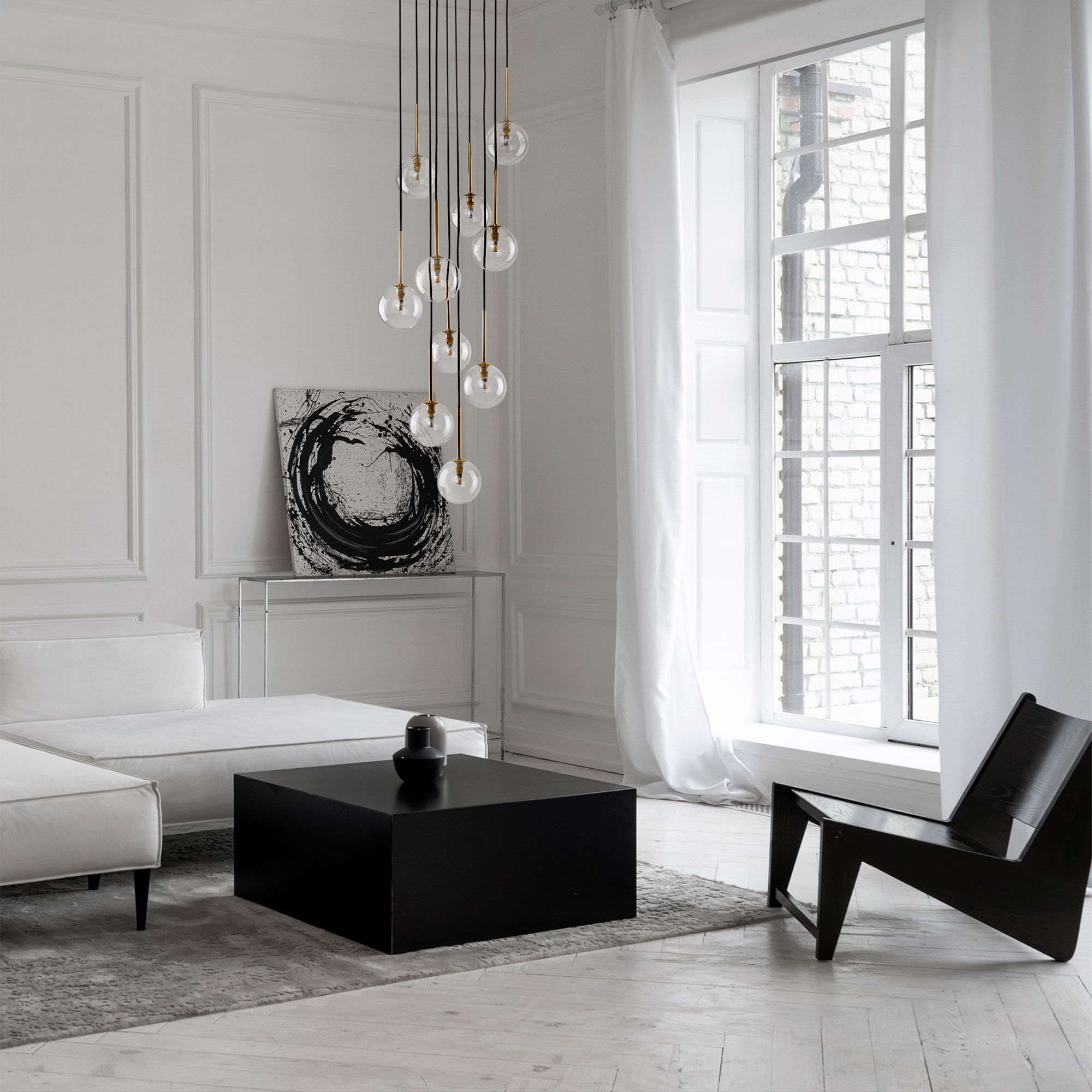 Подвесной светильник со стеклянными плафонами VAMVIDNEE VV1000151 4 Подвесной светильник со стеклянными плафонами VAMVIDNEE VV1000151 — изображение 4