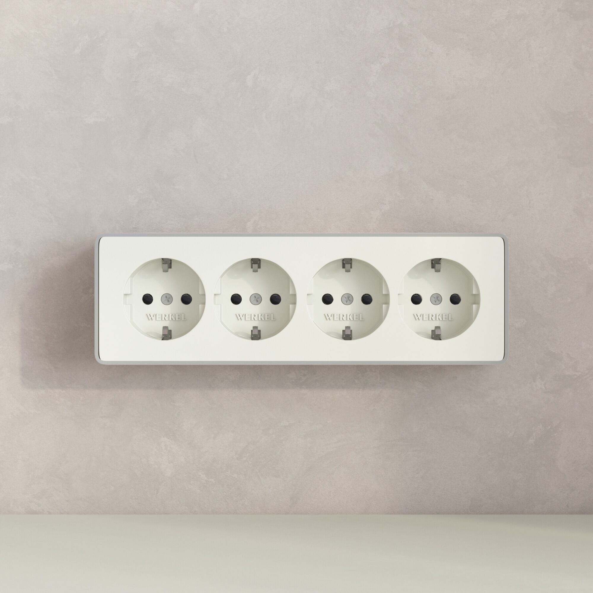 Розетка четверная с заземлением и шторками слоновая кость VAMVIDNEE VV981244 6 Розетка четверная с заземлением и шторками слоновая кость VAMVIDNEE VV981244 — изображение 6