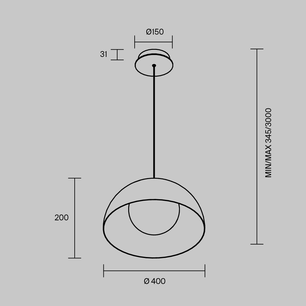 Подвесной светильник VAMVIDNEE VV998554 5 Подвесной светильник VAMVIDNEE VV998554 — изображение 5