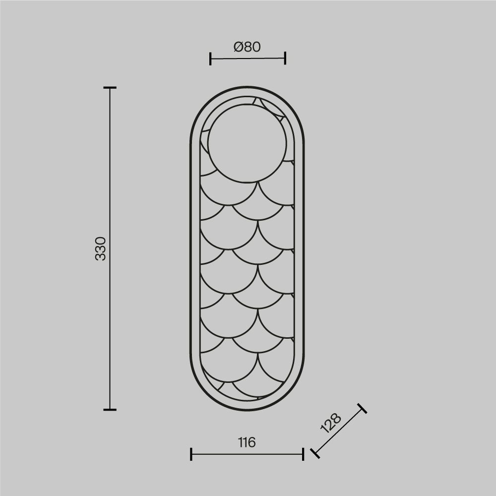 Настенный светильник VAMVIDNEE VV986084 7 Настенный светильник VAMVIDNEE VV986084 — изображение 7