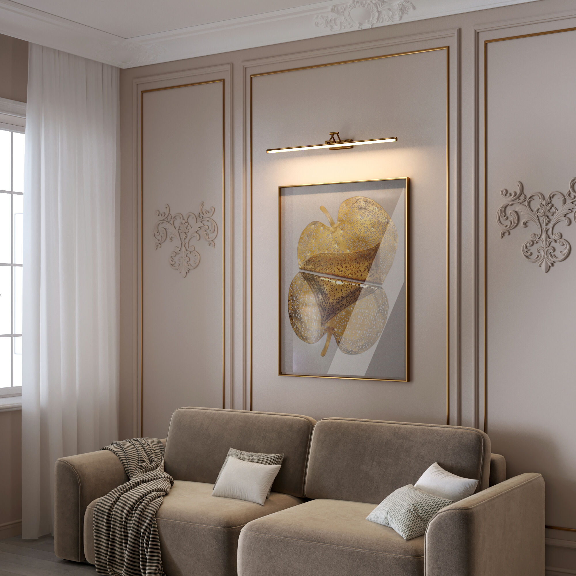 Светильник настенный светодиодный бронза VAMVIDNEE VV981342 4 Светильник настенный светодиодный бронза VAMVIDNEE VV981342 — изображение 4