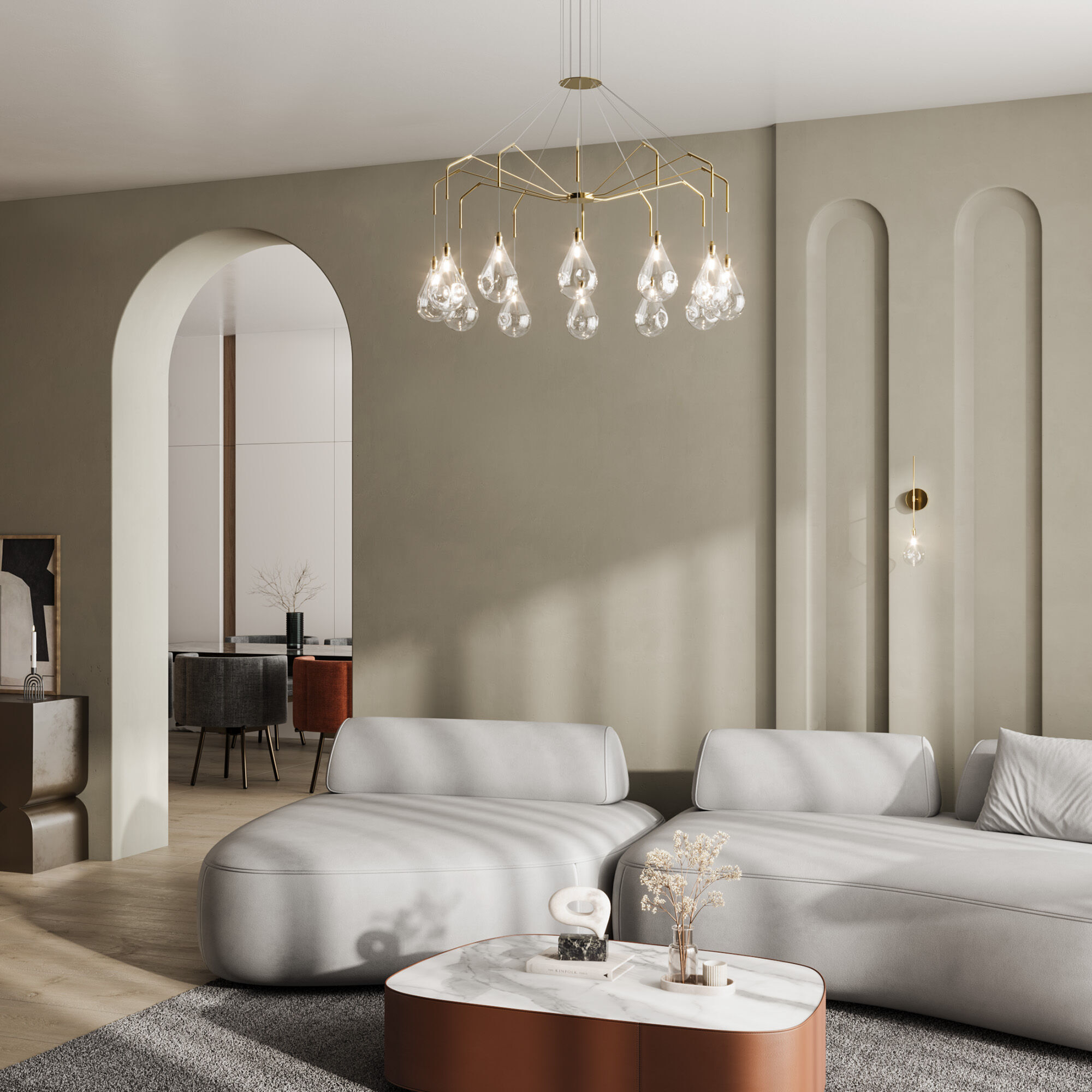 Умная подвесная люстра VAMVIDNEE VV999589 5 Умная подвесная люстра VAMVIDNEE VV999589 — изображение 5