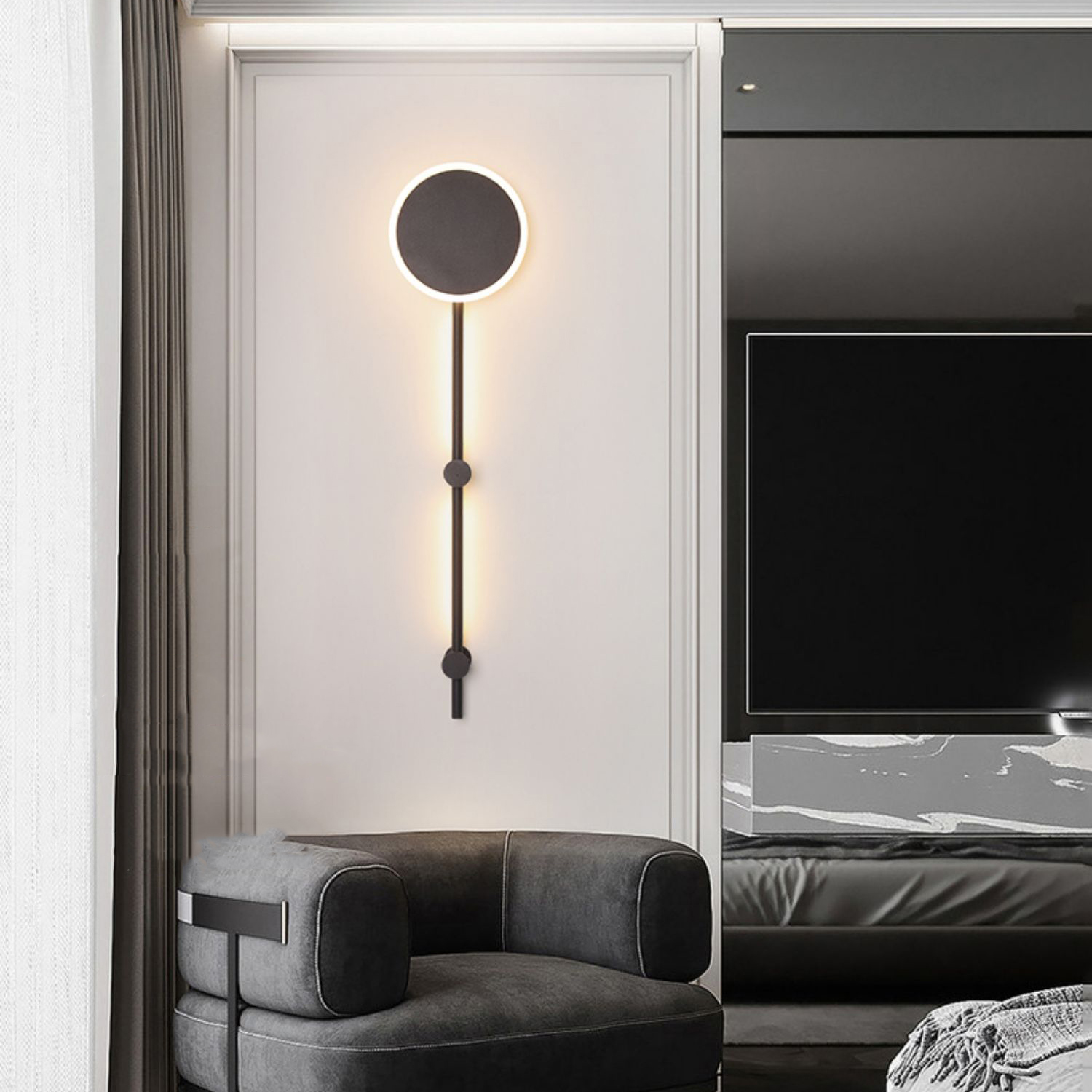 Настенный светильник трехцветный свет VAMVIDNEE VV997709 3 Настенный светильник трехцветный свет VAMVIDNEE VV997709 — изображение 3