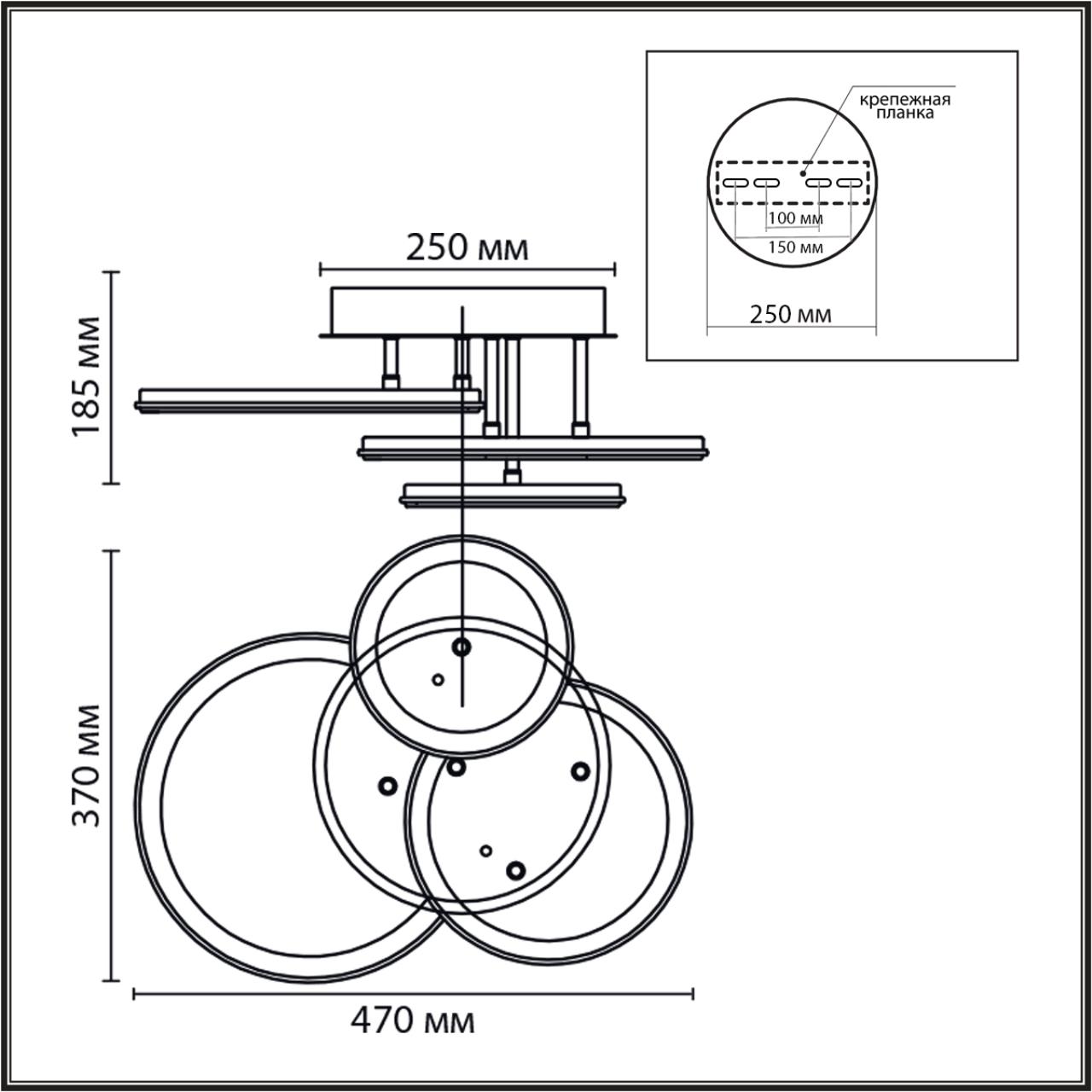 Умная люстра потолочная VAMVIDNEE VV980393 2 Умная люстра потолочная VAMVIDNEE VV980393 — изображение 2