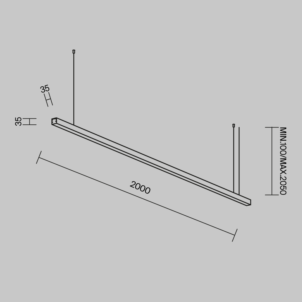 Линейный светильник VAMVIDNEE VV1023069 8 Линейный светильник VAMVIDNEE VV1023069 — изображение 8