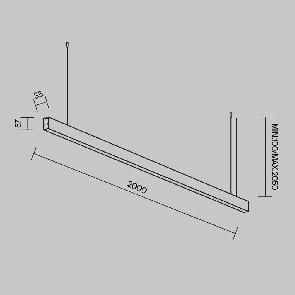 Линейный светильник VAMVIDNEE VV1022816 8 Линейный светильник VAMVIDNEE VV1022816 — изображение 8