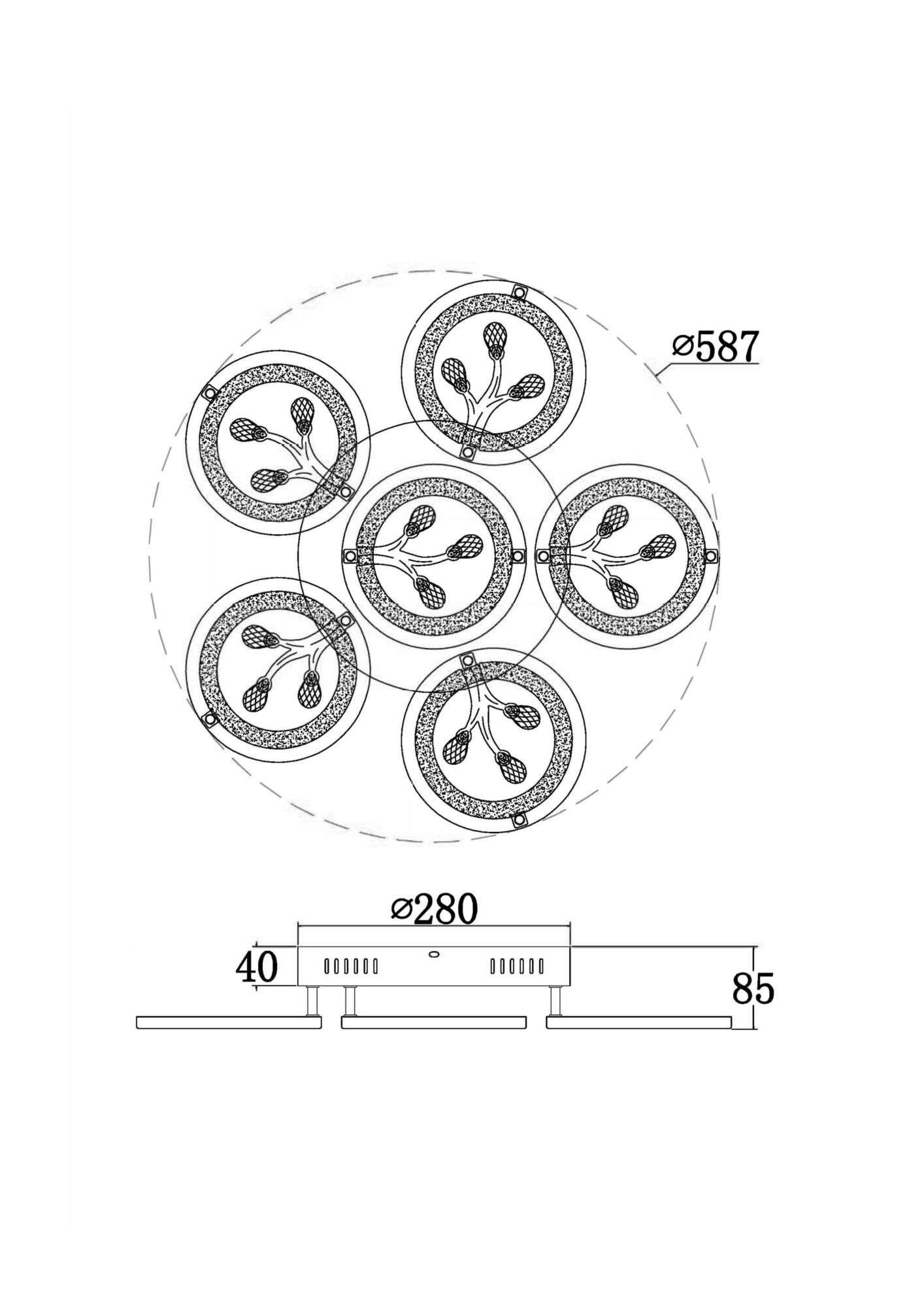 Потолочный светильник VAMVIDNEE VV1017397 10 Потолочный светильник VAMVIDNEE VV1017397 — изображение 10