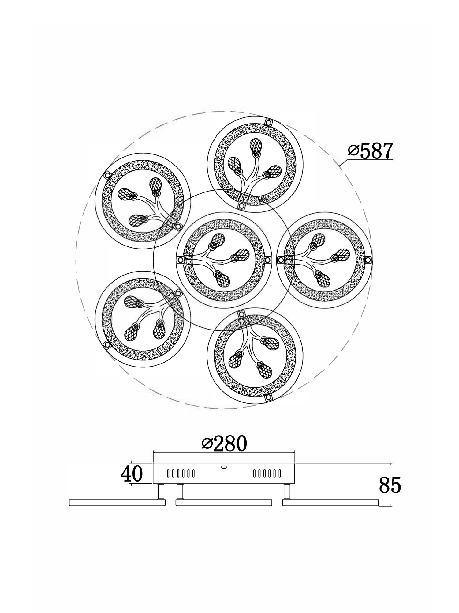 Потолочный светильник VAMVIDNEE VV1017397 11 Потолочный светильник VAMVIDNEE VV1017397 — изображение 11