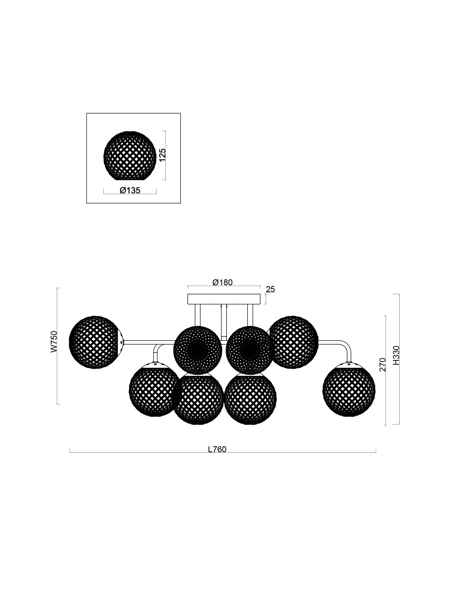Люстра VAMVIDNEE VV1017370 4 Люстра VAMVIDNEE VV1017370 — изображение 4